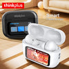 New Original Thinkplus Wireless Bluetooth Earphones ANC Noise Reduction Earbuds HD Mic Call Gamer Headsets LED Touch Screen Control.